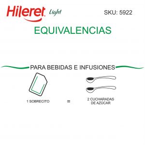 EDULCORANTE HILERET LIGHT 100 SOBRES - Vista 2