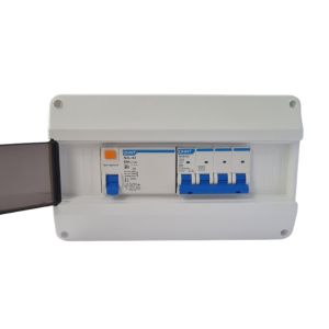 COMBO DISYUNTOR TETRAPOLAR 4X63 + TéRMICA TRIFASICO INDUSTRIAL 4X63 + TABLERO