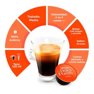 CAPSULAS DE CAFE DOLCE GUSTO LUNGO - Vista 2