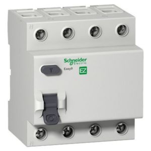 DISYUNTOR DIFERENCIAL TETRAPOLAR 4X40A 30MA E9 SCHNEIDER