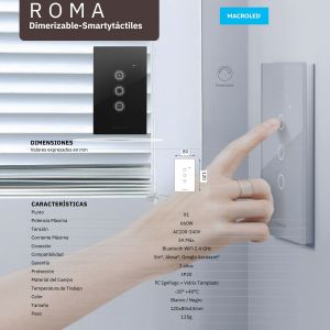 TECLA ROMA DIMER MACROLED 1 CANAL - Vista 4