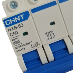 LLAVE TERMICA TRIPOLAR 3X50A 6KA CURVA C CHINT - Vista 3