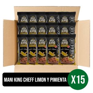 MANI KING CHEFF LIMON Y PIMIENTA 80 GRS X15 UNIDADES - Vista 1