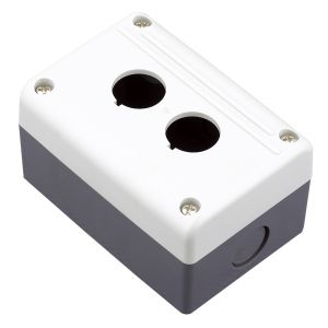 CAJA VACÍA GRIS CHINT NPH-20 - 2 ORIFICIOS 22 MM IP65