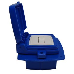 LLAVE 1 PUNTO CAPSULADO P/ EMBUTIR AZUL EXULTT - Vista 2