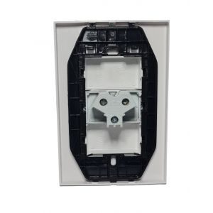 LLAVE ARMADA TOMA BI 10A JELUZ PLATINUM BLANCO - Vista 2