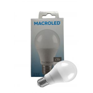 LAMPARA BULBO LED 6.5W E27 MACROLED - Vista 4