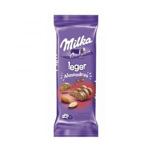 CHOCOLATE MILKA LEGER ALMENDRAS 50 GR