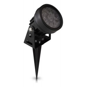 2 ESTACAS LED 2W FRíA + PANEL SOLAR CANDELA 7384 REDONDA NEGRO - Vista 4