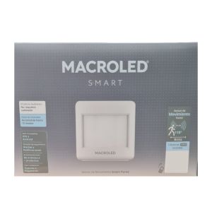 SENSOR DE MOVIMIENTO DE PARED 110° APLICAR SMART A PILA 8 MTS ALCANCE MACROLED - Vista 5