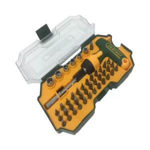 KIT DE PUNTAS DE DESTORNILLADOR DE 45 PIEZAS - 36 PUNTAS DE DESTORNILLADOR DE 1/4'' X 25MM + 6 TUBOS 1/4'' X 20,5MM + 1 SOPORTE DE 1/4'' X 139MM + 1 MANGO DE CRICKET EN T - Vista 3