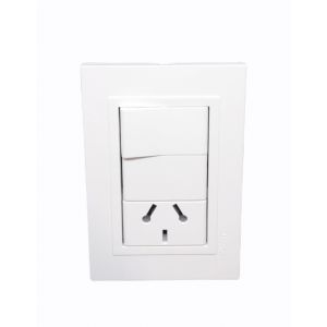 SET ARMADO 1 INTERRUPTOR 1 TOMACORRIENTE 10A (1 PUNTO Y TOMA ESPECIAL) LINEA URBANA EXULTT