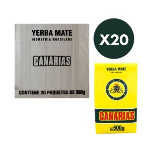 YERBA MATE CANARIAS 500 GR X 20 UNIDADES