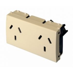 MODULO TOMACORRIENTE DOBLE 10A LINEA PLEIN EXULTT - Vista 1