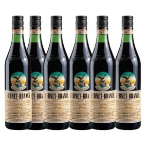 FERNET BRANCA BOTELLA 1000 ML X6 UNIDADES