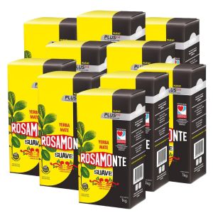 YERBA ROSAMONTE SUAVE PLUS 1000 GR X 10 UNIDADES