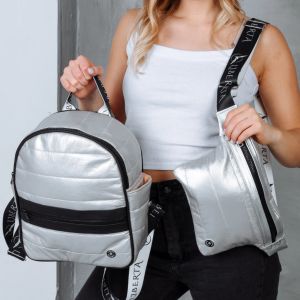 COMBO 2000 MOCHILA LIVA + RIÑONERA ALASKA PLATA