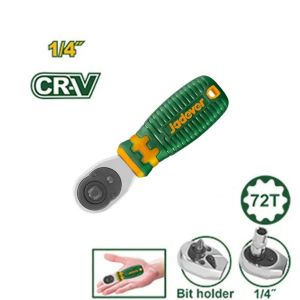 MINI LLAVE CRIQUET 1/4 DOBLE CABEZA 110MM JADEVER - Vista 1