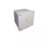 CAJA DE PASO ESTANCA IP65 EXTERIOR 210 X 210 X 135 MM GRIS