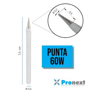 PUNTA CERAMICA PARA SOLDADOR 60W PRONEXT - Vista 2