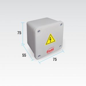 CAJA DE PASO ESTANCA IP65 EXTERIOR 75 X 75 X 55 MM - Vista 3