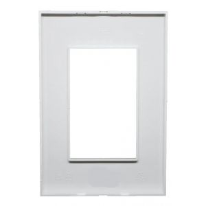 TAPA RECTANGULAR BLANCA 10X5 JELUZ PLATINUM