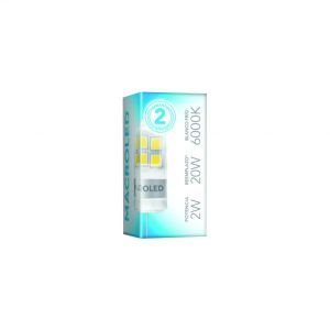 LAMPARA BIPIN 2W G4 12V MACROLED - Vista 3