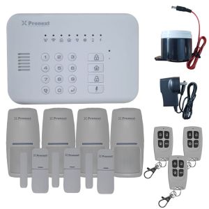 KIT 3 ALARMA 3000 INALAMBRICA WIFI + FREE APP CELULAR + GOOGLE HOME