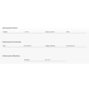 INTERCONECTOR TIRA A TIRA MACROLED, PARA TIRAS COB 10MM, 4 PINES, TRANSPARENTE - Vista 2