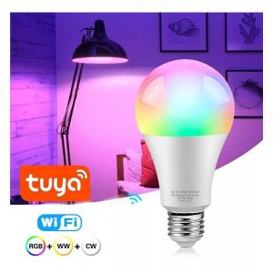 LAMPARA LED SMART 9W WIFI RGB DIMERIZABLE CELULAR APP - Vista 2