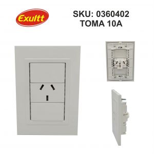 SET ARMADO 1 TOMACORRIENTE 10A  LINEA URBANA EXULTT - Vista 1