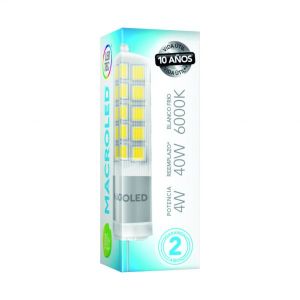LAMPARA BIPIN 4W G4 12V MACROLED - Vista 3