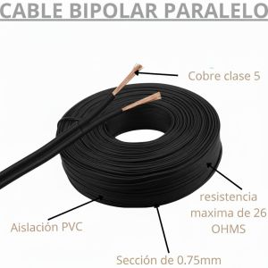 CABLE BIPOLAR 0.75 MM X 100 METROS EPUYEN - Vista 9