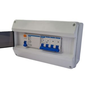 COMBO DISYUNTOR TETRAPOLAR 4X63 + TéRMICA TRIFASICO INDUSTRIAL 4X63 + TABLERO - Vista 1