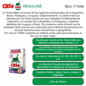 PAQUETE YERBA CBSE REGULASE 500 GR - Vista 2
