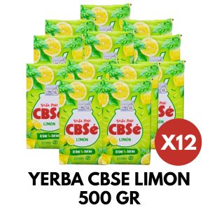 PAQUETE YERBA CBSE LIMON 500 GR X 12 UNIDADES - Vista 1