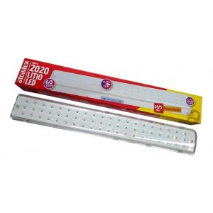 LUZ DE EMERGENCIA 60 LED AUTONOMA DE LITIO (2020LED)  ATOMLUX