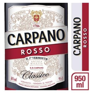 VERMUTH CARPANO ROSSO 950 CC - Vista 1