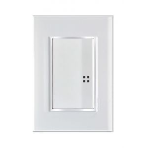 TAPA BLANCO EFFECT CLASICO  P/3 MODULOS LINEA PLEIN EXULTT