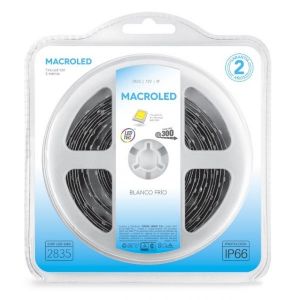 CINTA LED 40W 12V 2835 IP 66 X 5 MTS MACROLED - Vista 5