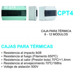 TABLERO ELECTRICO P/ TERMICA 8 A 12 MODULOS STAR BOX - Vista 5