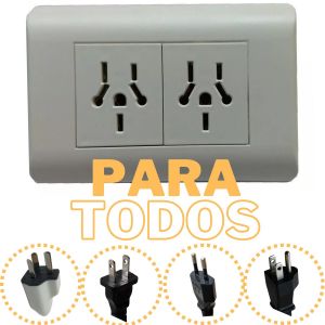 SET ARMADO 2 TOMACORRIENTES MULTINORMA RICHI - Vista 2