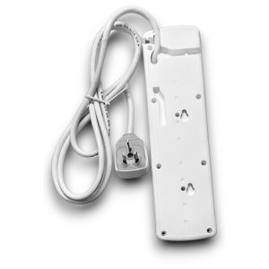 PROLONGADOR ZAPATILLA BLANCA 4 TOMAS C/CABLE 1.5 MTS EXULTT