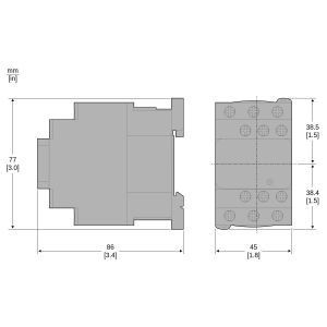 CONTACTOR LC1D 3P 18A 220VCA 7.5KW 1NA+1NC SCHNEIDER - Vista 4