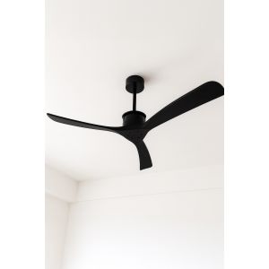 VENTILADOR DE TECHO NEGRO DOHA SIN LUZ CON ASPAS NEGRO SMART WINDSTYLE - Vista 2