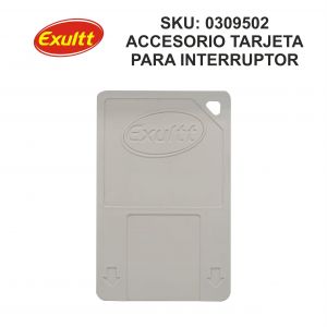 ACCESORIO TARJETA PARA INTERRUPTOR LINEA URBANA / DUNA / DUNA MAS / PLEIN EXULTT - Vista 1