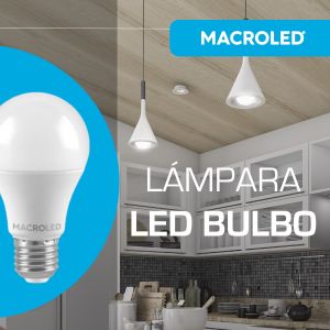 LAMPARA BULBO LED 9.5W E27 220V MACROLED - Vista 11