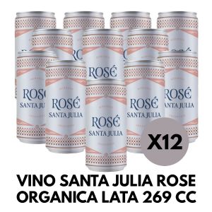 VINO SANTA JULIA ROSE LATA 269 CC X 12 UNIDADES - Vista 1