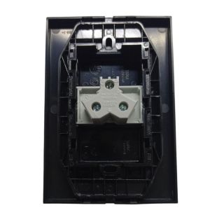 LLAVE ARMADA TOMA 10A JELUZ PLATINUM NEGRO - Vista 2