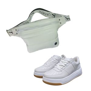 COMBO URBAN WHITE RIñO ALASKA + ZAPA URBANA CHINA BLANCO TALLE 35